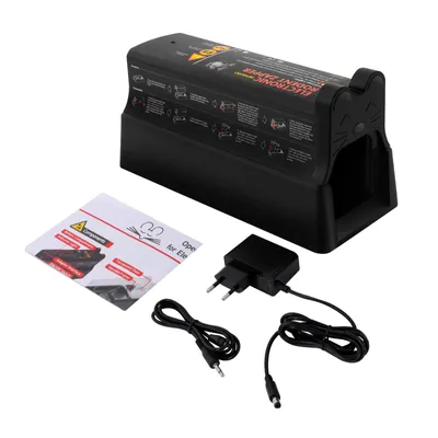 Produktbild von Elektronische Mausefalle, Zwei Stromversorgungsquellen (Batterie und Adapter), umweltfreundliche wiederverwendbare Rattenfalle