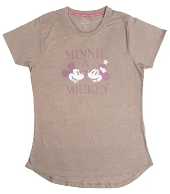 Produktbild von Disney Minnie Mouse T-Shirt für Damen - Minnie & Mickey Oberteil Frauen Shirt To