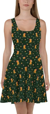 Produktbild von Mr. & Mrs. Panda Shirtkleid Fuchs Weihnachten XL - Grün - Geschenk, Jerseykleid, Winter, Nikolaus, Minikleid, Spruch schön, Kleid, Sommerkleid, Strandkleid, Heiligabend
