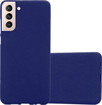 Produktbild von Cadorabo Schutzhülle für Samsung Galaxy S21 PLUS Hülle in Blau Handyhülle TPU Etui Cover Case