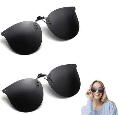 Image de Lot de 2 clips solaires polarisés avec protection UV400