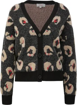 Produktbild von S. Oliver Strickjacke black AOP 44