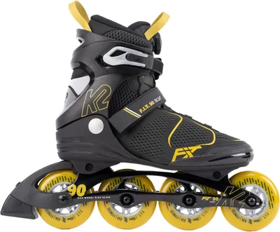 Image de K2 Skates F.I.T. 90 BOA patins inline hommes gris - mustard taille EU : 45