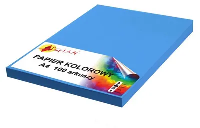 Produktbild von Farbpapier A4 100g blau intensiv 100 Blatt