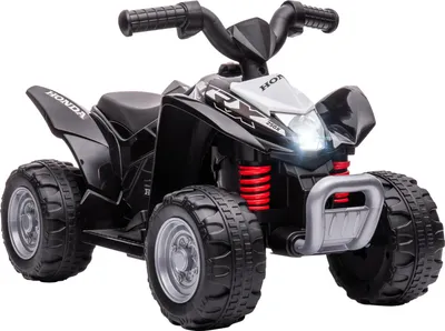 Produktbild von Elektro-Quad Miniquad Für Kinder Ab 18 Monaten, Kinder Elektro Atv Mit Led Und Hupe, Metall, Schwarz