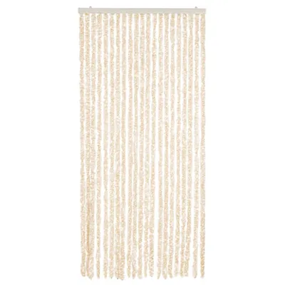 Produktbild von Stabli Fliegenvorhang Beige und Weiß 100x220cm Chenille - DE814627 - Plissees