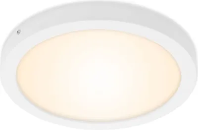 Produktbild von LED Aufbauleuchte 3000K IP20 21,4 W weiß Metall-Kunststoff Ø30 cm Briloner