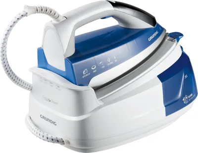 Zdjęcie produktu dla Grundig SIS 8670, Ceramiczna płytka podeszwy Ultra Glide, 6 bar, 1 l, 110 g/min, Niebieski, Biały, 1 min