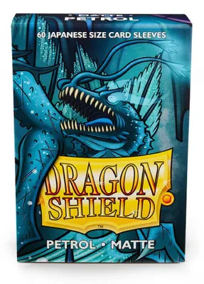 Produktbild von Dragon Shield Small Sleeves - Matte Petrol (60 Sleeves)