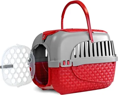 Obrázek produktu pro Bama Pet Transportbox 59x38x37 cm Rood/Zilver