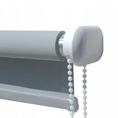 Produktbild von Rollomechanismus Ø25 mm Weiß mit 2 m Kette für Seitenzugrollo