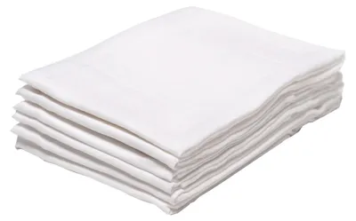 Produktbild von Babypark Hydrophile Windel 60 x 60 cm - Weiß - 6 Stück