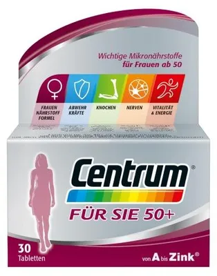 Produktbild von Centrum für Sie 50+ Tabletten, 30 St. Tabletten