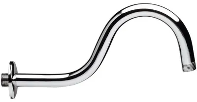 Produktbild von Duscharm rund S-Form, 300mm, Chrom