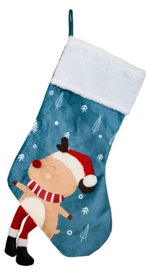 Produktbild von Weihnachtsstiefel "Noelino" mit Rentiermotiv, 27 x 47 cm