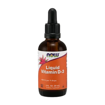 Produktbild von NOW Foods - Vitamin D3, 400 IU, Flüssigkeit, 59 ml