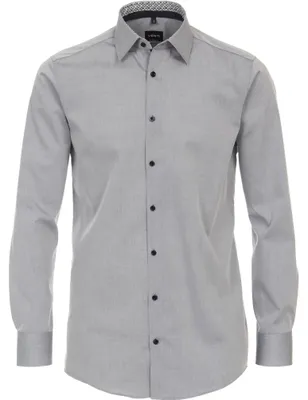 Produktbild von Venti - Modern Fit - Herren Hemd (123942200), Größe:45, Farbe:Silber (705)