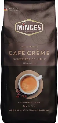 Produktbild von Minges Café Crème Schümli 2 | ganze Bohne | 1000g