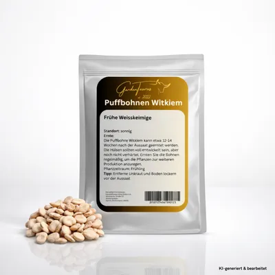 Produktbild von GardenTaurus Puffbohnen (Grosse Bohnen) Frühe Weißkeimige "Witkiem" 400g