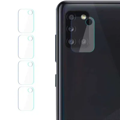 Produktbild von 3mk Hybridglas Lens Protection für Samsung Galaxy A31 Kamera Objektiv Kameralinse 0,16mm 6H (4 Stück)