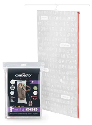 Image de COMPACTOR - Sac sous vide à suspendre Espace+ - 70x145 - Transparent