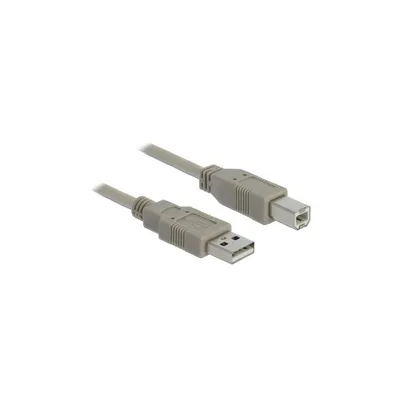 Productafbeelding van Delock 82216 USB Kabel Delock A -> B St/St 3.00m grau
