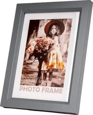 Obrázek produktu pro Dřevěný fotorámeček Bevel 40x50 4 šedý