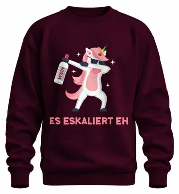 Obrázok produktu pre Tričko s potlačou "Dabbing jednorožec", vhodné na rozlúčku so slobodou, farba: bordová, veľkosť: XL