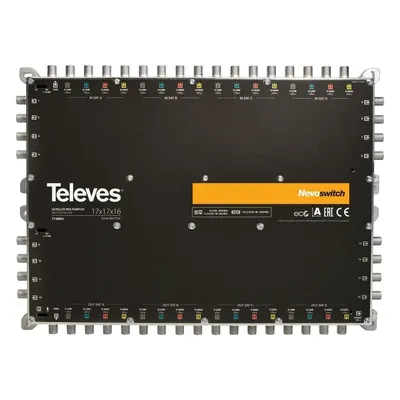 Obrázek produktu pro Televes 714803, 17 vstupy/vstupů, 33 výstupy/výstupů, 950 - 2400 MHz, 88 - 862 MHz, 10 dB, 4 dB