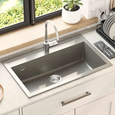 Obrázek produktu pro vidaXL Umyvadlo šedé 795 x 505 mm žula