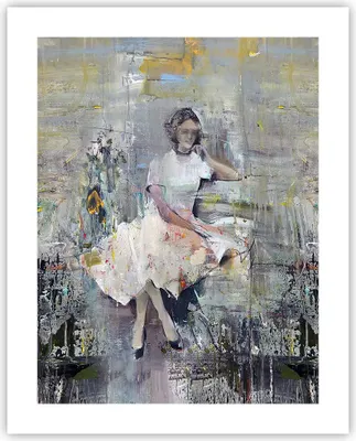 Produktbild von Poster - Poster ohne Rahmen - Zeitgenössisch Malerei Frau - 40x50 cm - Wand Bild - Wanddeko - Wandbilder - Kunstposter - Wandposter - Bilder - Kunstdruck - Wanddekoration - Wandbild - P2XPA40x50-4596