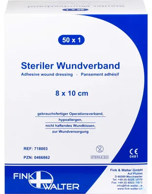 Produktbild von Wundverband steril 8x10 cm 50 St