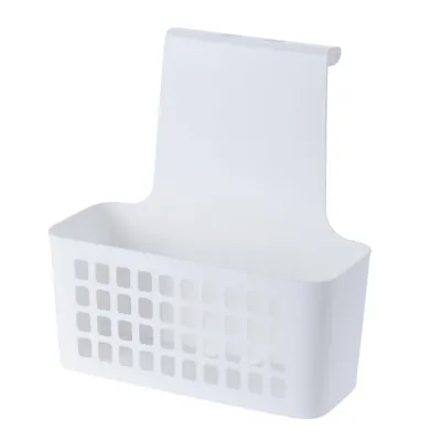 Produktbild von 2er Set Hängekorb Weiß und Grau Kunststoff Aufbewahrungskorb Bad Küche Organizer Aufbewahrung Einhängekorb
