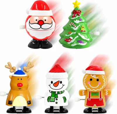 Productafbeelding van Kerstspeelgoed om op te wikkelen - Set van 5 - Feestzakjes en adventscadeautjes