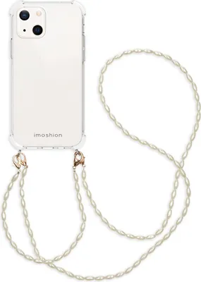 Image de imoshion Coque arrière avec cordon + bracelet - Perles pour Apple iPhone 13 - Transparent