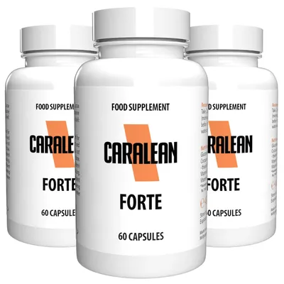 Produktbild von Caralean Forte - 180 Kapseln (3x 60 Kapseln), 3er Pack