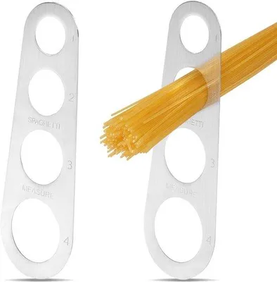 Immagine prodotto di Set composto da pinze per spaghetti e distributore in acciaio inossidabile