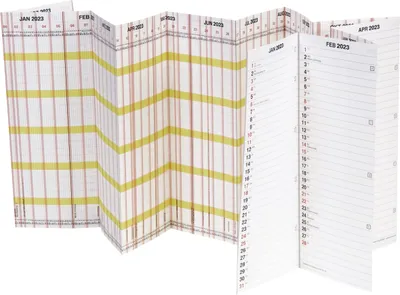 Obrázok produktu pre Plánovač dovoleniek Planorama 138 x 29,5 cm 2023
