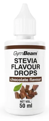 Produktbild von GymBeam - Stevia Flavour Drops, 50 ml, Schokolade