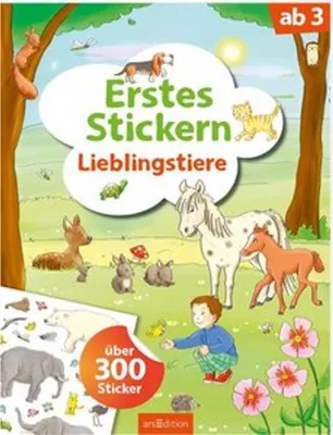 Obrázek produktu pro Erstes Stickern Lieblingstiere