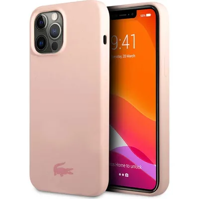 Zdjęcie produktu dla Etui Lacoste do iPhone 13 Pro Max silikon różowy