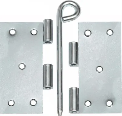 Produktbild von 10 Kulissenscharniere Scharniere Türscharniere 100 x 100x2 Türband lose Stift Silber Verzinkt