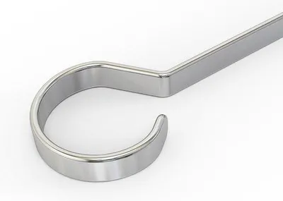 Image de Lot de brochettes à kebab plates en acier inoxydable de 30 cm