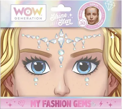 Obrázok produktu pre Nálepky na tvár WOW Generation so samolepiacimi kamienkami