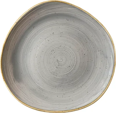 Produktbild von CHURCHILL Stonecast Peppercorn Grey Teller flach, organic, ø: 286 mm