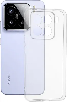 Obrázok produktu pre Techsuit Clear Silicone puzdro pre Xiaomi 15 – priehľadné (Transparent)