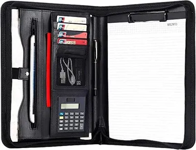 Produktbild von Famanu Schreibmappe - Business Padfolio mit Dokumentenorganizer