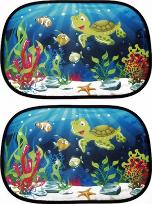 Produktbild von Sonnenschutz für Auto - Baby UV-Schutz - Elektrostatische Befestigung - 2 Stück - Seitenfenster - 51 x 31 cm