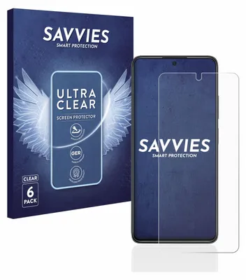 Produktbild von 6x Für Xiaomi Poco X4 Pro 5G Schutzfolie Savvies Displayschutz Display Schutz Folie Klar Transparent