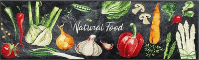 Produktbild von wash+dry Schmutzfangmatte Natural Food - 60 x 180 cm